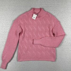 J‎ Crew Sweater Womens XXS Pink Pullover Preppy Academia Career Workwear New